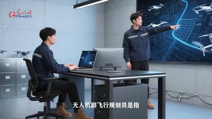 【职引未来·新职业图鉴】无人机群飞行规划员：低空经济的“科技艺术家”