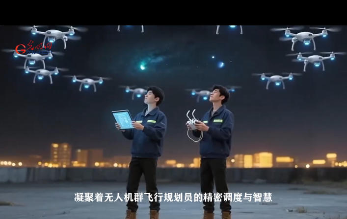 【职引未来·新职业图鉴】无人机群飞行规划员：低空经济的“科技艺术家”
